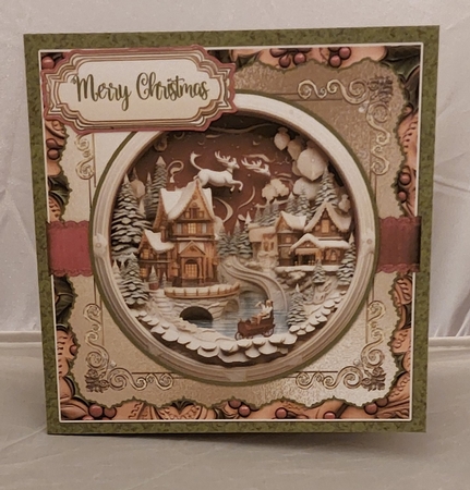 Christmas Has Begun 8 6x6 Simply Cards  by Marion Harding
