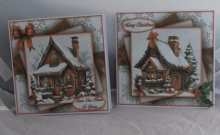 Christmas Cottage Mini Kit  by Marion Harding