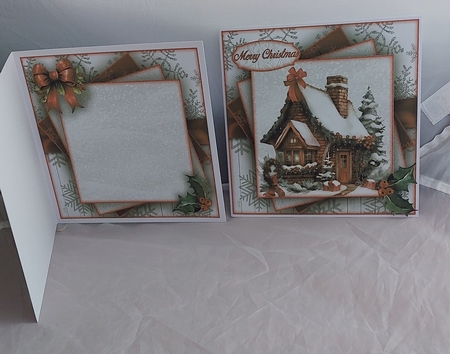 Christmas Cottage Mini Kit  by Marion Harding