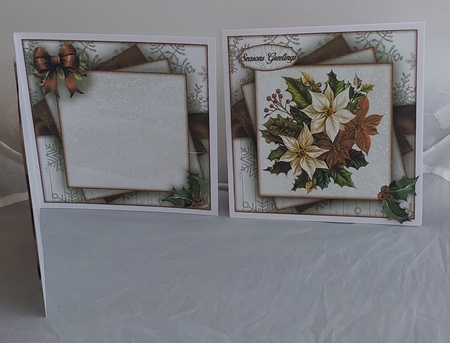 Christmas Flowers Mini Kit 7X7 by Marion Harding