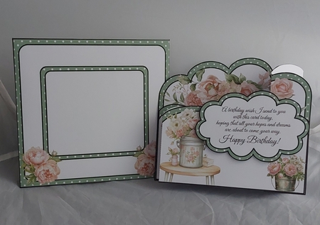 Pretty Peonies Wiper Card by Marion Harding