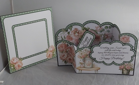 Pretty Peonies Wiper Card by Marion Harding