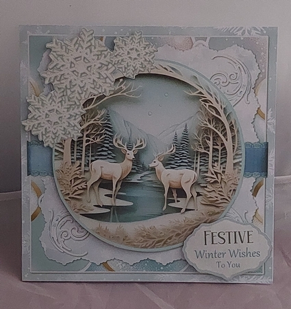 Frosty Christmas 13 6x6 Simply Cards  by Marion Harding