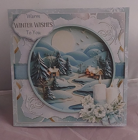 Frosty Christmas 16 6x6 Simply Cards  by Marion Harding