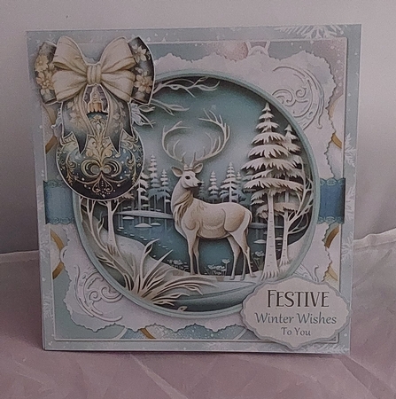 Frosty Christmas 22 6x6 Simply Cards  by Marion Harding