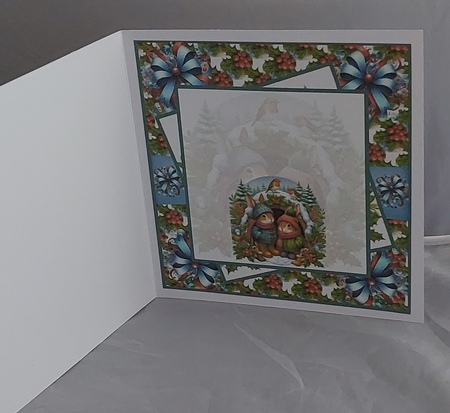 Rabbits at Christmas by Marion Harding