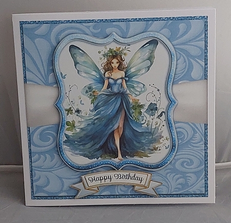 Gorgeous Fairy 7 x 7 Card by Marion Harding