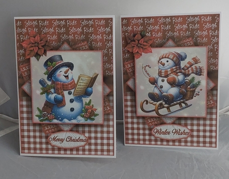 Happy Snowman Mini Kit   by Marion Harding