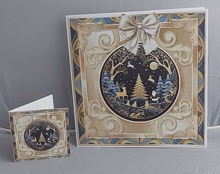 Joyful Christmas 10 Cut-Out Card Mini Kit by Marion Harding