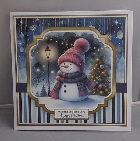 8x8 Bright & Beautiful Snowmen 11 by Marion Harding