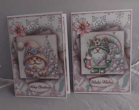 Pink Winter Gnome Mini Kit by Marion Harding