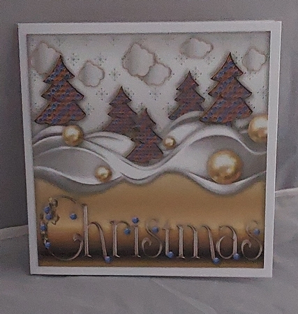 Christmas Bling 8x8 - 6 by Marion Harding