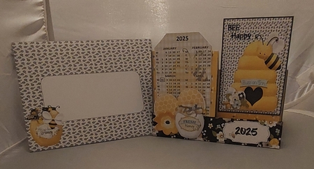 2025 BEE HAPPY CALENDAR STEPPER CARD KIT by Marion Harding
