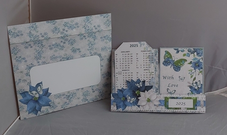 2025 SPARKLE CALENDAR STEPPER CARD by Marion Harding