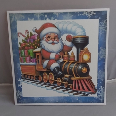 Santas Train by Marion Harding