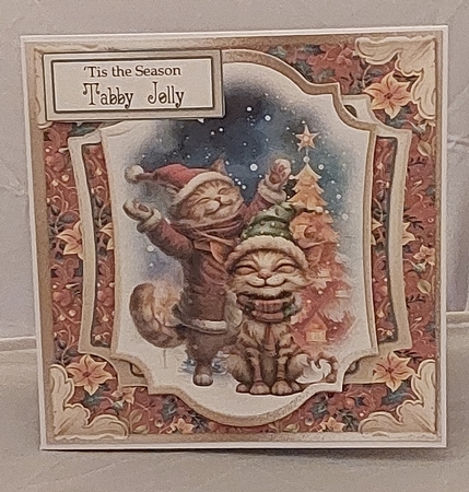 Festive Crazy Cats 2 by Marion Harding