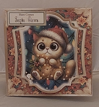Festive Crazy Cats 11 by Marion Harding