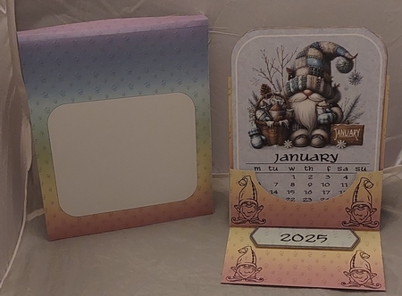 A YEAR OF GNOMES 2025 EASEL CALENDAR by Marion Harding