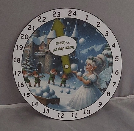 advent clock countdown princess1 by Marion Harding