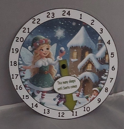 advent clock countdown princess 3 by Marion Harding
