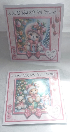 Teddy Baby Girls  First Christmas by Marion Harding