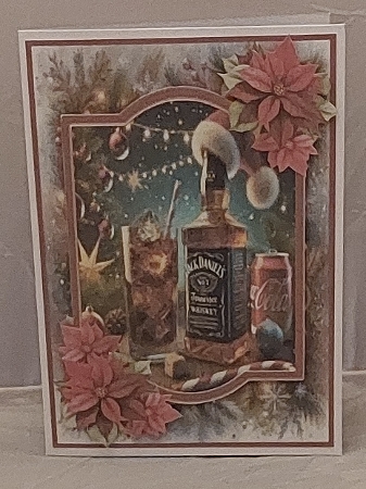 Wishing You A Very Jack Daniels Christmas - 5x7 by Marion Harding