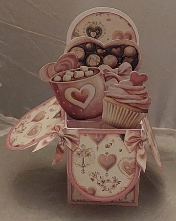 Pink Love Pop-Up Box Mini Kit  by Marion Harding