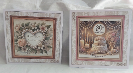 Pearl Wedding Anniversary set by Marion Harding