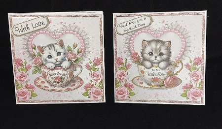 Valentine Kitties -  Bumper Kit 69 - 9 page bumper kit by Marion Harding