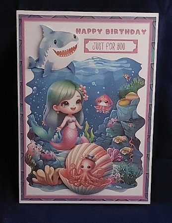 Mermaid Background Kit  by Marion Harding