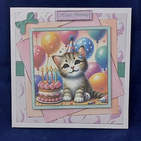 Birthday Kitten by Marion Harding