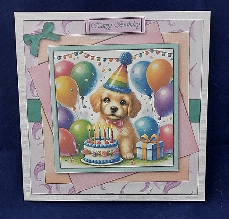 Birthday Puppy by Marion Harding