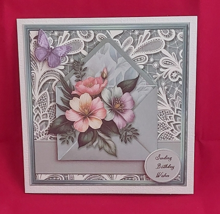 Pretty Floral Enveloppe Mini Kit by Marion Harding