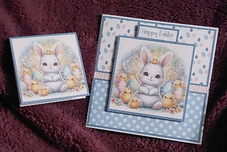 Easter Bunny Card by Marion Harding