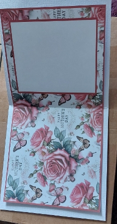 Happy Mothers Day Roses - 6x6 Insert by Marion Harding