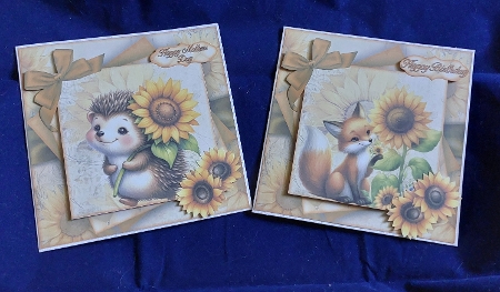 Animals & Sunflowers Mini Kit by Marion Harding