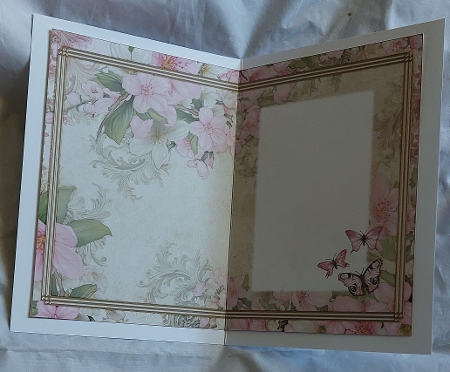 Butterfly Blossom Pink Insert by Marion Harding