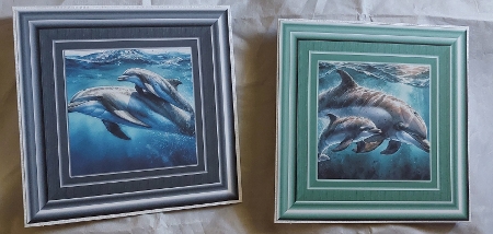 Dolphin Duo - CARD FRONTS by Marion Harding
