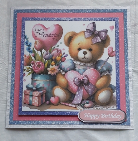 Mother day / female birthday Teddy Bear by Marion Harding