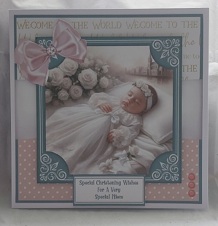 Special Christening Wishes - 6x6 2 by Marion Harding