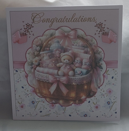 CONGRATULATIONS A BABY GIRL by Marion Harding