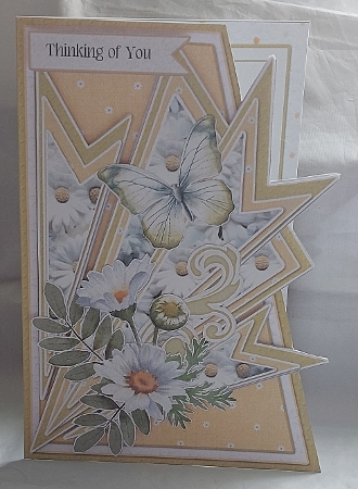 Fan-tastic White Daisies 2 5x7 by Marion Harding