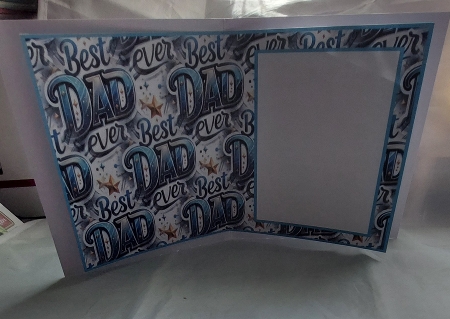 Happy Fathers Day, To The Best Dad Ever - 6x6 Insert by Marion Harding
