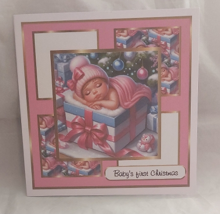 baby girl first christmas by Marion Harding