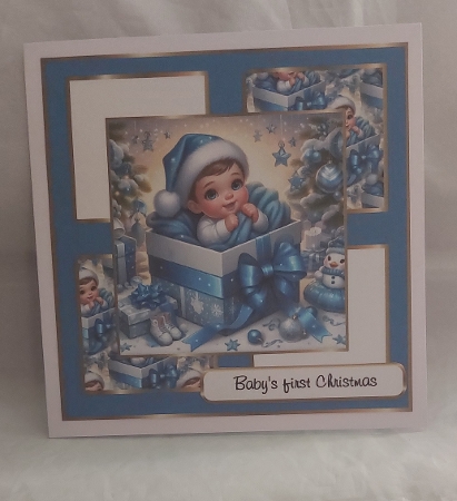baby boy first christmas by Marion Harding