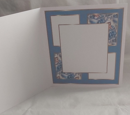 baby boy first christmas insert by Marion Harding