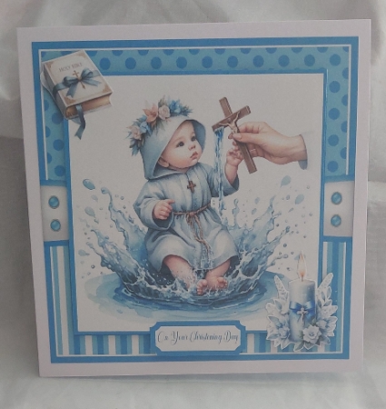 Baby Boy Baptism Mini Kit 7x7 by Marion Harding