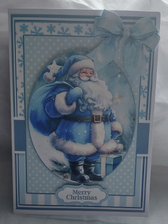 Blue Santa by Marion Harding