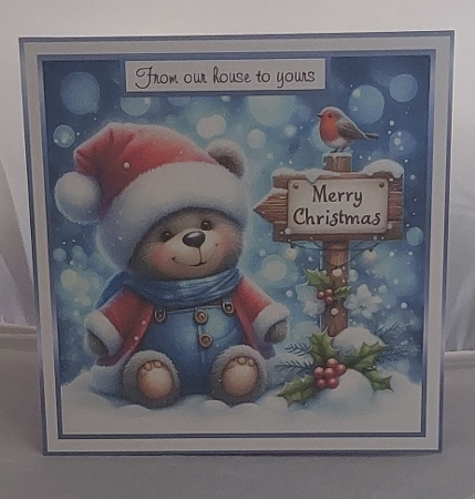 christmas bear 1 by Marion Harding