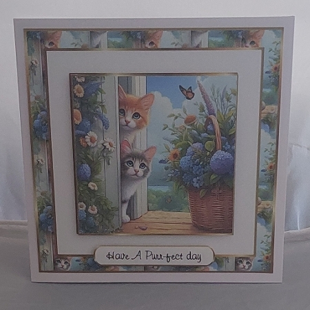 two little cats by Marion Harding